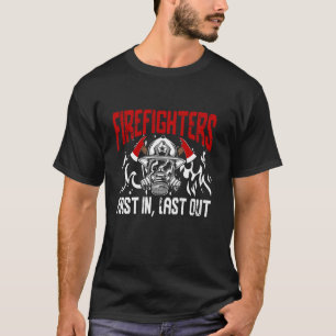Firefighter Fireman Hero Rescue Fire Truck Firefig T-Shirt