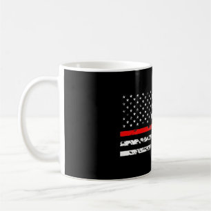 Firefighter Flag & Florian Cross Coffee Mug