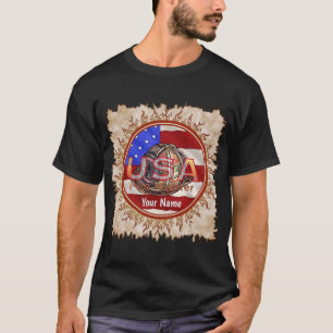 Firefighter Flag Rondo   t-shirt