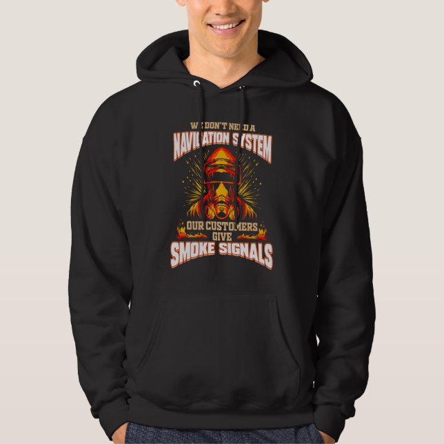 Firefighter   for Volunteer House Fire Brigade Hoodie (Front)