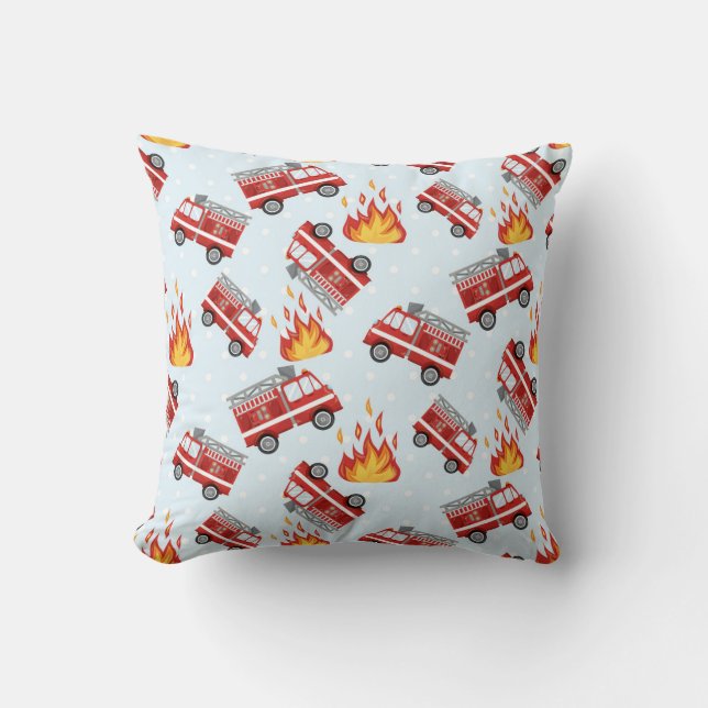 Firefighter Frenzy Cushion (Front)