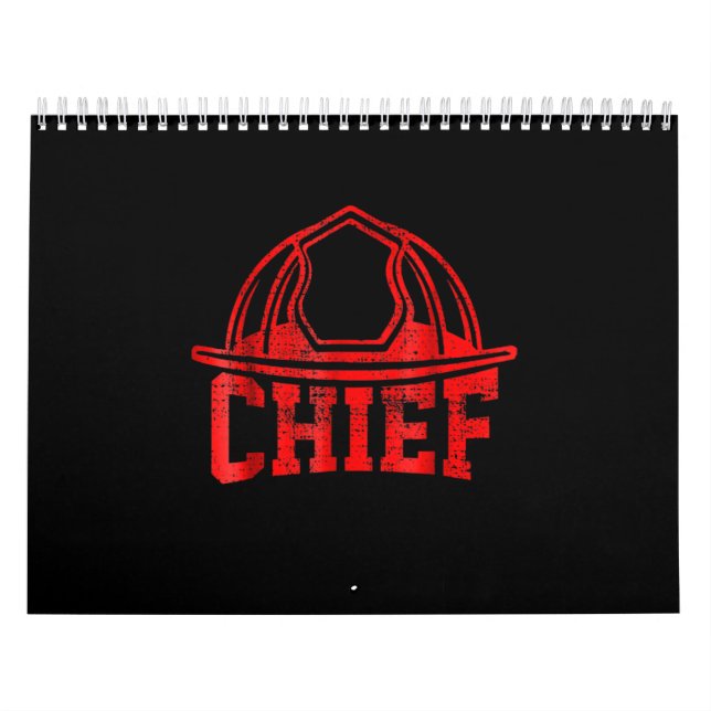 Firefighter Gift | Chief Firefighter Gifts Calendar (Cover)