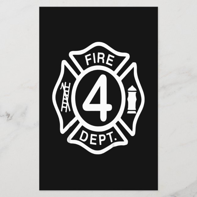 Firefighter Gift | Firefighter Dept Gifts Flyer (Front)