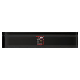 Firefighter Gift Firefighter Facts Gifts Nameplate