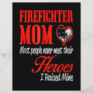 Firefighter Gift Firefighter Mum Gifts Flyer