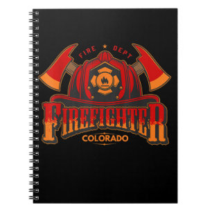 Firefighter Gift For Fireman Or Woman Notebook