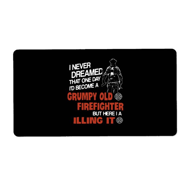 Firefighter Gift | Grumpy Old Firefighter (Front)