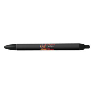Firefighter Gift Happy Valentine Day Firefighter Black Ink Pen