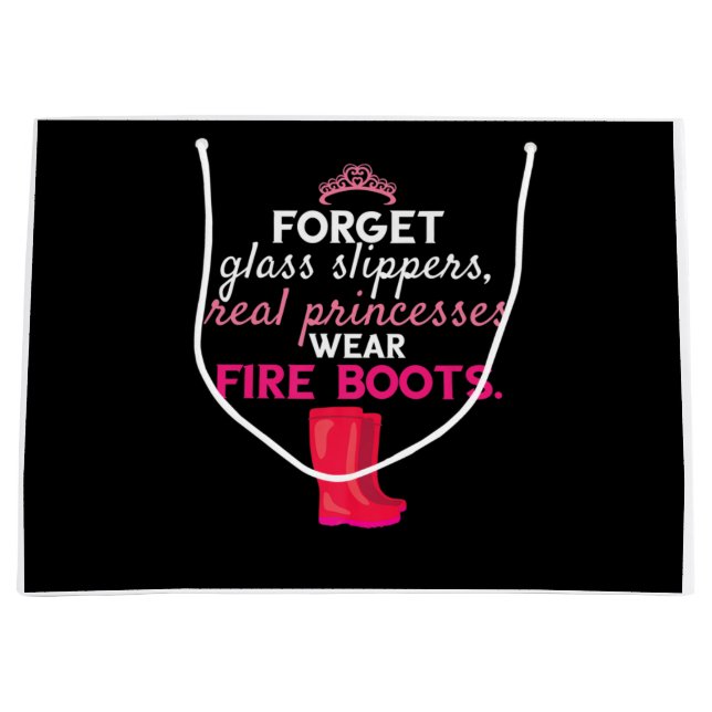 Firefighter Gift | I Put Out Firefighter Large Gift Bag (Front)