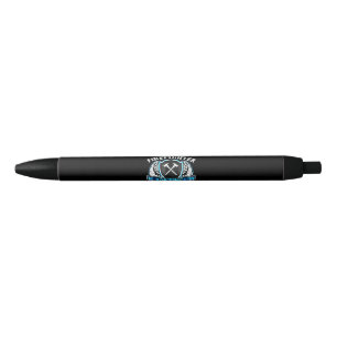 Firefighter Gift My Dad Is Just A Firefighter Black Ink Pen