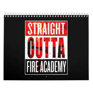Firefighter Gift   Straight Outta Firefighter Calendar