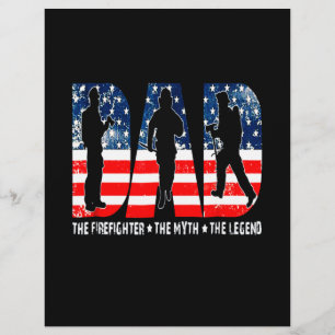 Firefighter Gift   The Firefighter The Myth Custom Letterhead