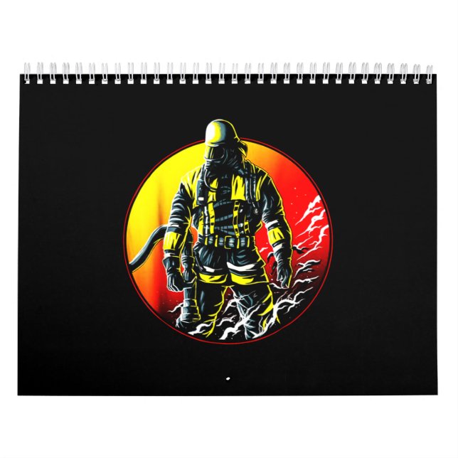 Firefighter Gift | The Man Firefighter Calendar (Cover)