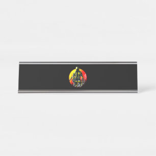 Firefighter Gift The Man Firefighter Desk Name Plate
