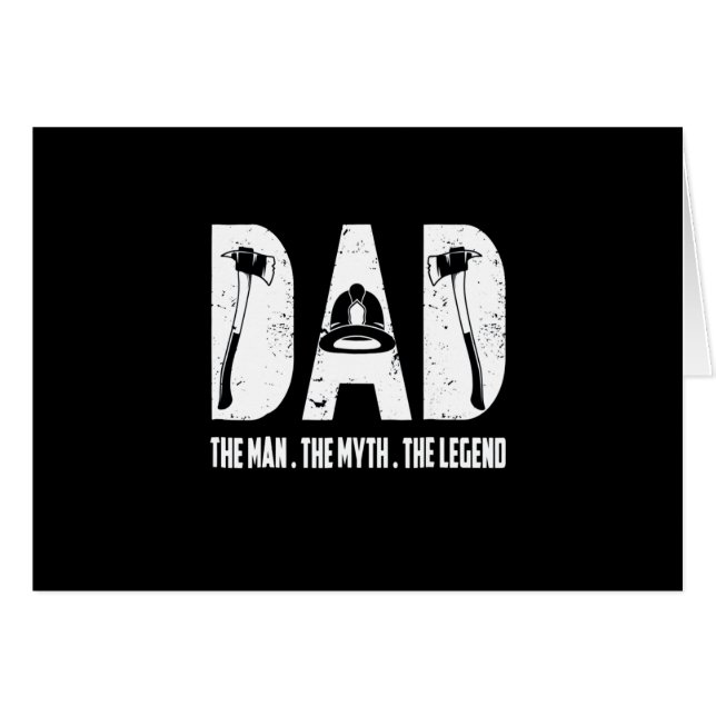 Firefighter Gift | The Man The Myth The Legend (Front Horizontal)