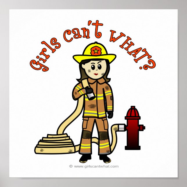 Firefighter Girl Poster (Front)