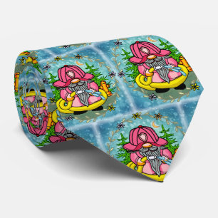 Firefighter Gnome  Tie