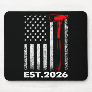 Firefighter Graduation Est 2026 Fire Academy Exam Mouse Pad