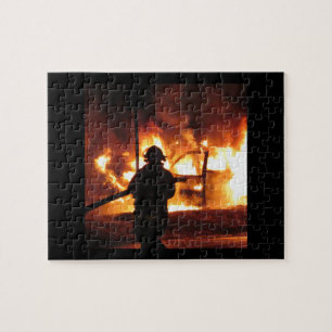 Firefighter Handline Jigsaw Puzzle