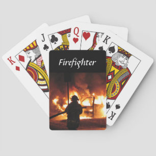 Firefighter Handline Playing Cards