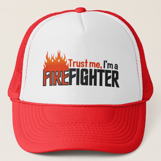 Firefighter hat - choose colour (Front)