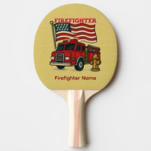 Firefighter Hero, Career Paddle, Custom Name
