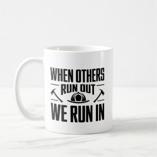 Firefighter Hero Quote Mug Fireman Gift for Him