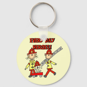 Firefighter Heroes Tshirts and Gifts Key Ring