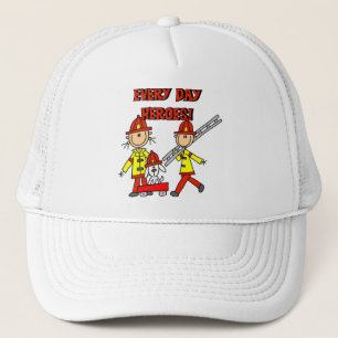 Firefighter Heroes Tshirts and Gifts Trucker Hat
