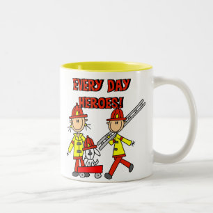 Firefighter Heroes Two-Tone Coffee Mug
