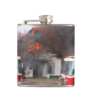 Firefighter hip flask