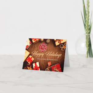 Firefighter Holiday Card