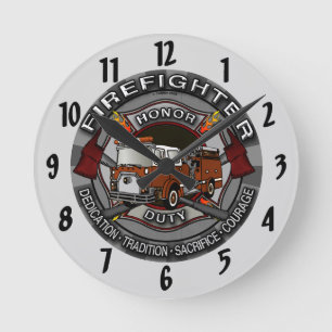 Firefighter Honour clock