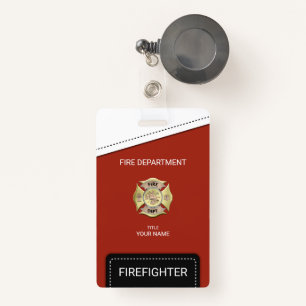 Firefighter ID Badge