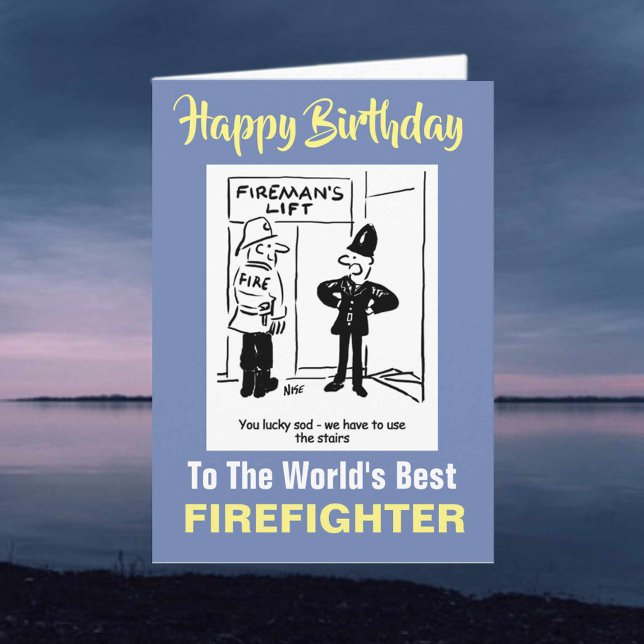Firefighter Joke  - Happy Birthday Card (Creator Uploaded)