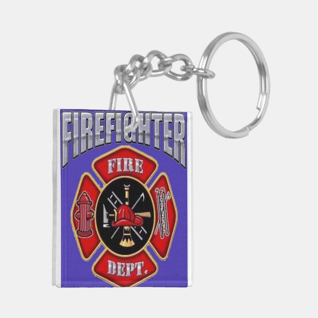 Firefighter key chain (Back Left)