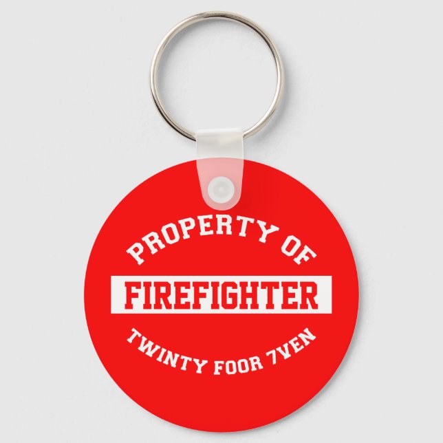 Firefighter Key Ring (Front)