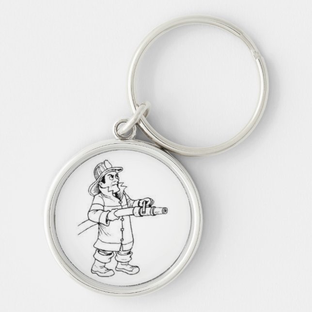 Firefighter Keychain (Front)