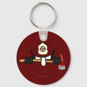 Firefighter Kilroy Keychain 2
