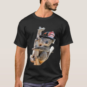 Firefighter Koala With Helmet T-Shirt