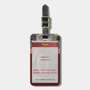 Firefighter Luggage Tag