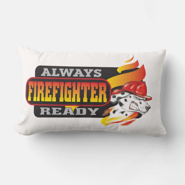 Firefighter Lumbar Pillow (Front)