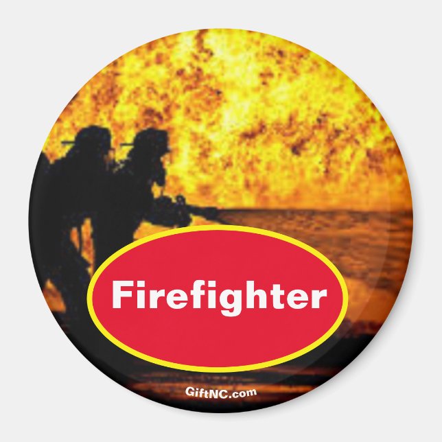 Firefighter Magnet (Front)