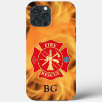 Firefighter Maltese Cross Fire Rescue Fire Flame