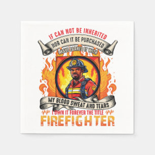 Firefighter Men Napkin