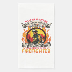 Firefighter Men Napkin