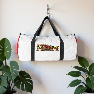 Firefighter Mom Sunflowers Heartfelt Tribute Duffle Bag