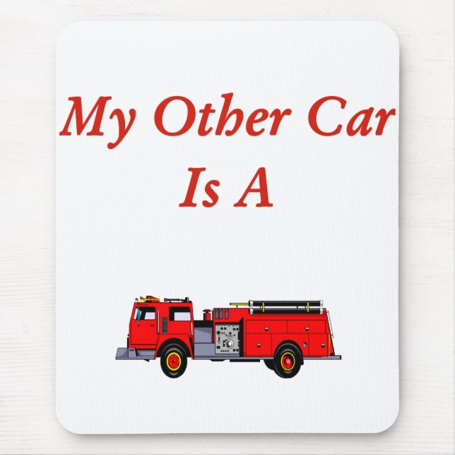 Firefighter Mouse Pad. Mouse Pad (Front)