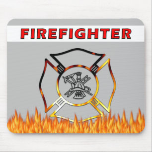 Firefighter Mouse Pads