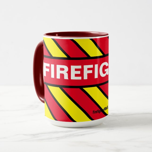 FIREFIGHTER MUG (Front Left)